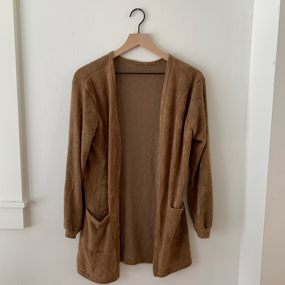 NWOT TAN CARDIGAN